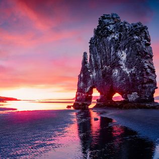 Hvetiskur sea stack