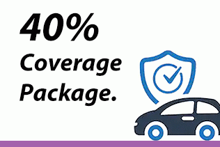 40% coverage package in car rentals