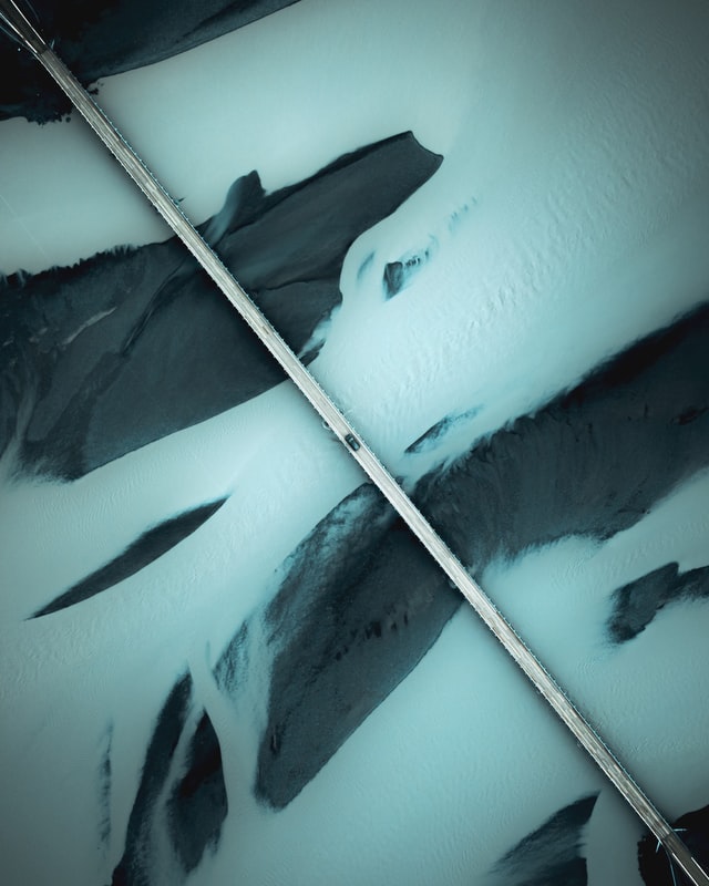 navigating in Iceland