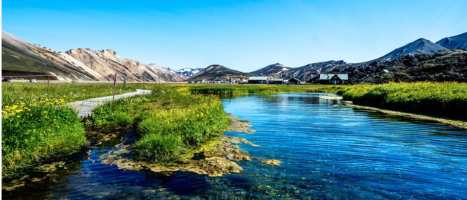 Landmannalaugar hot spring 