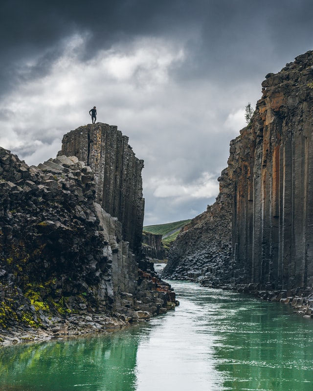 Stuðlagil canyon, iceland 