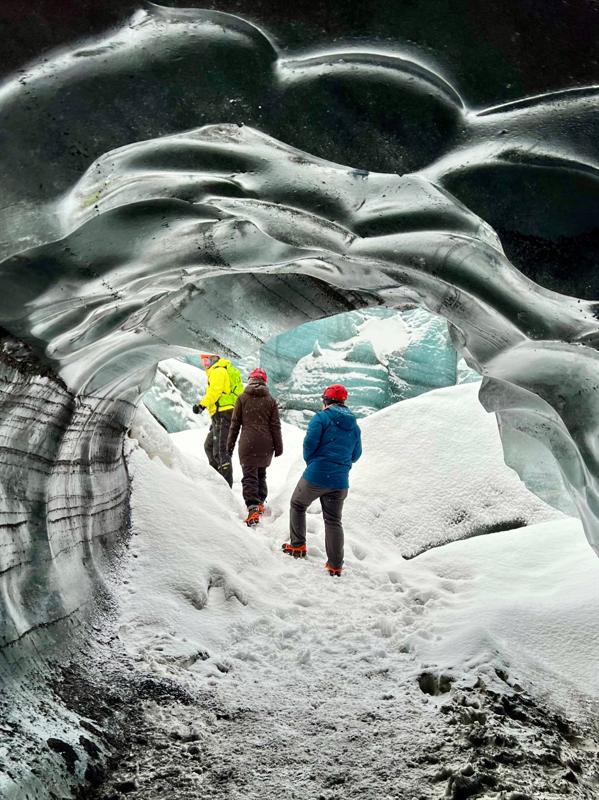 ice caving in Iceland