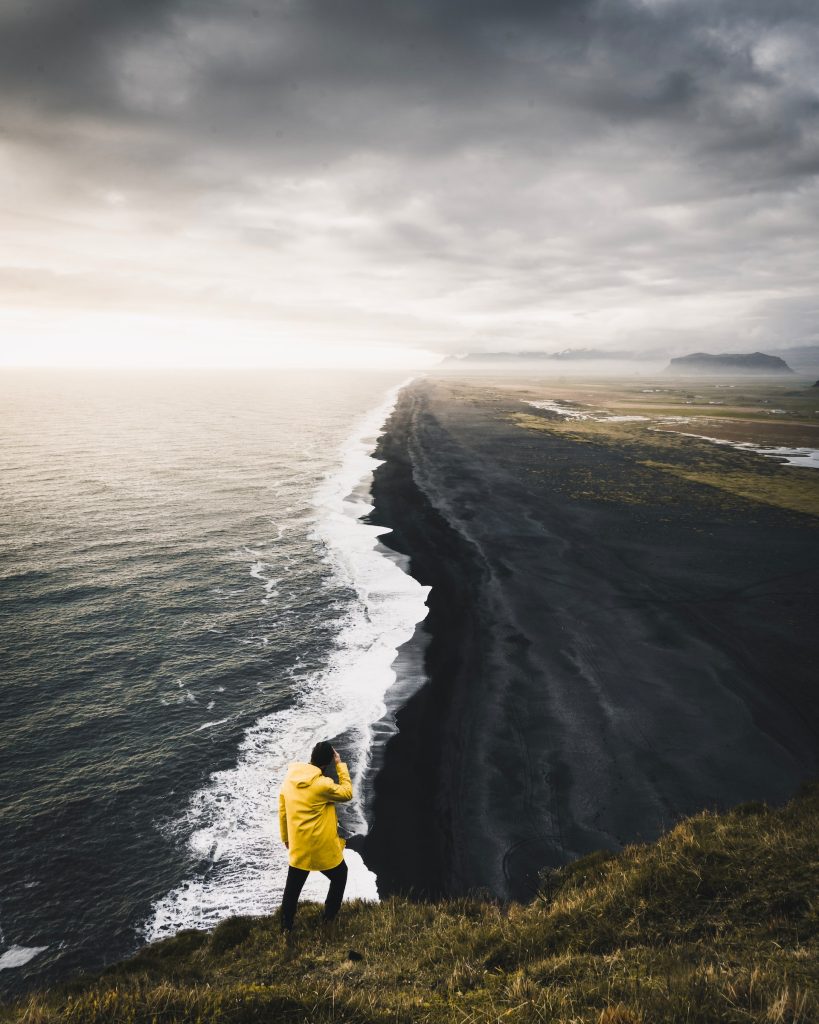 black sand beach iceland 