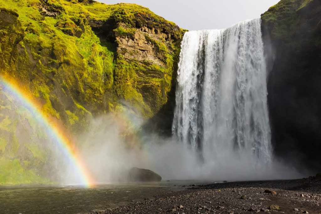 skogafoss waterfall iceland