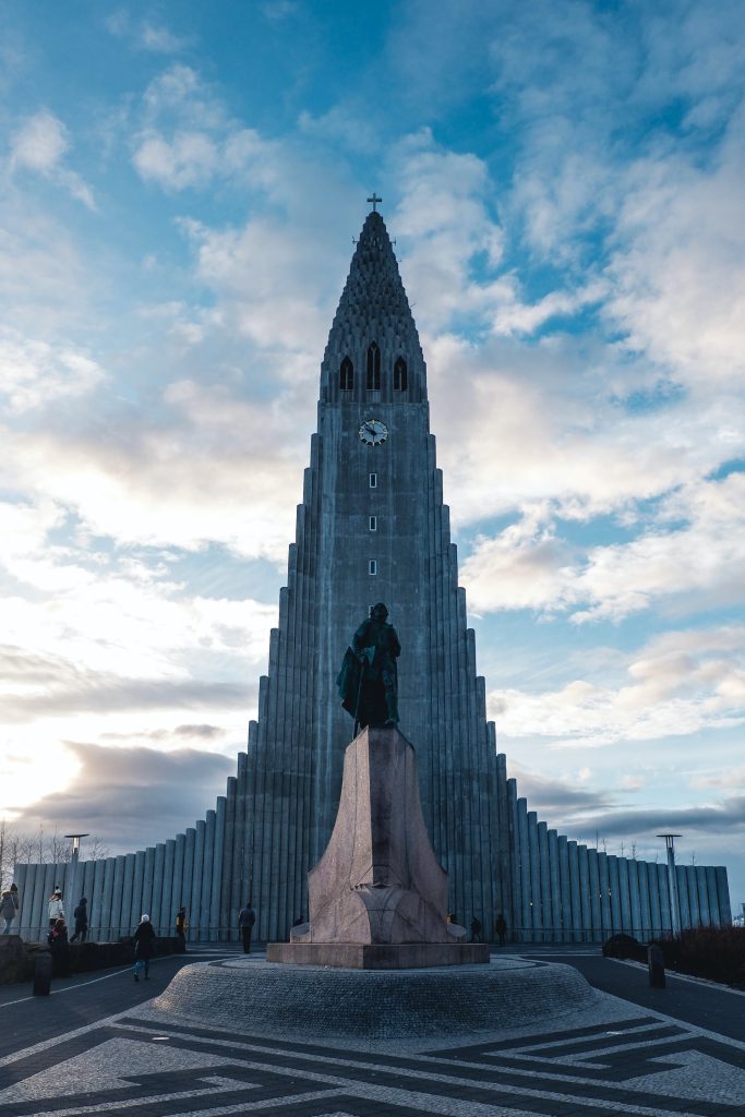 hallgrimskirkja in Reykjavik Iceland
