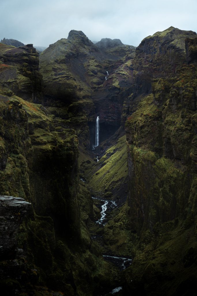 Múlagljúfur and water in Iceland