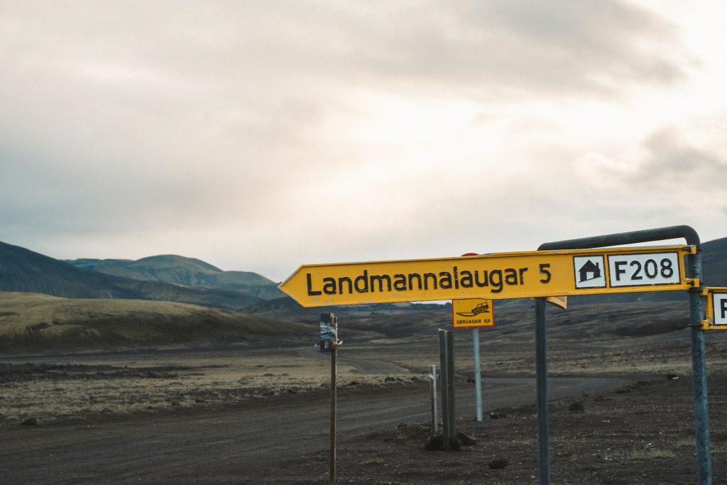 you need to drive on the F-road to access the Landmannalaugar in Iceland