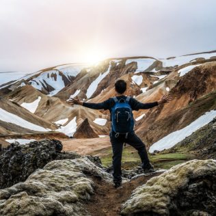 The Landmannalaugar in central Iceland