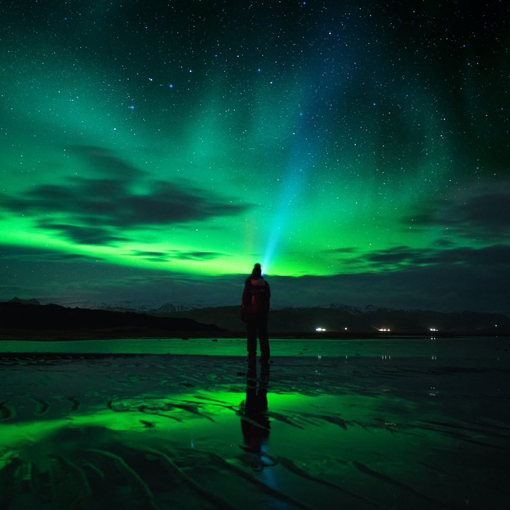 visiting Iceland in off season also have a better chance to see the northern light