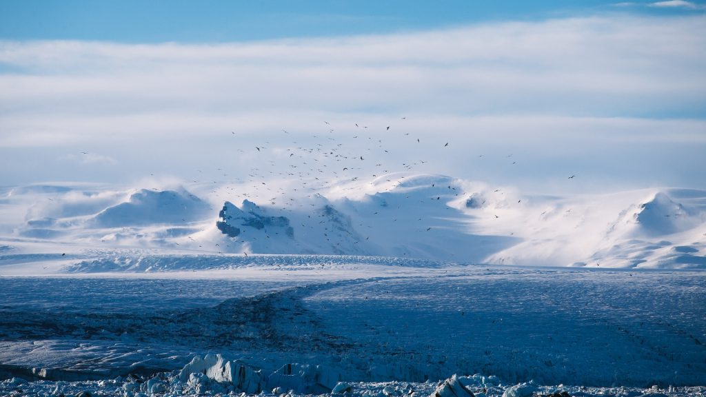 There is usually snow in Iceland in November
