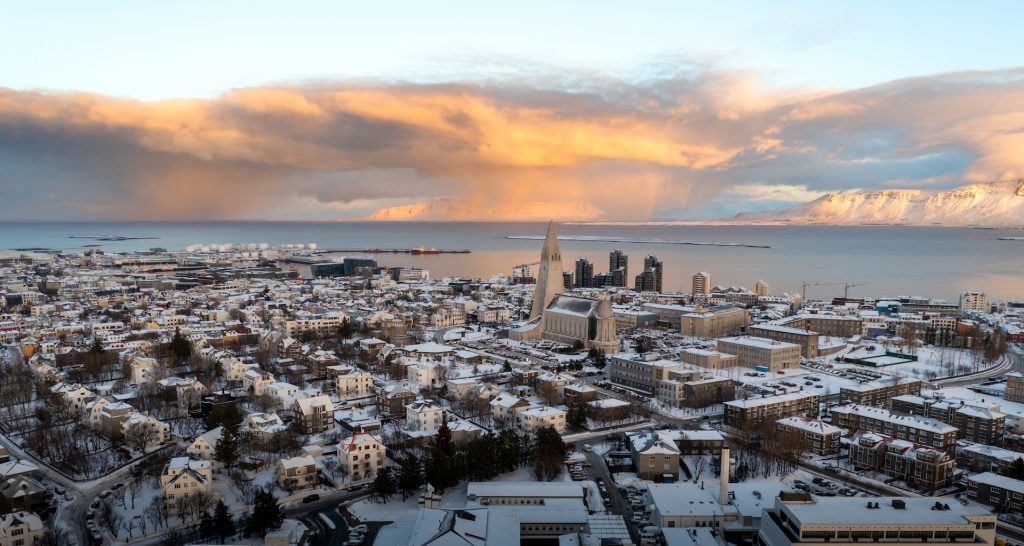 You're very likey to experience a white christmas in Iceland 