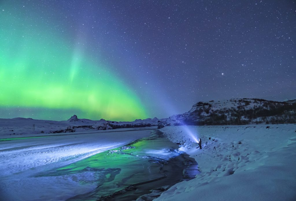 seeing the northern light in Iceland in January