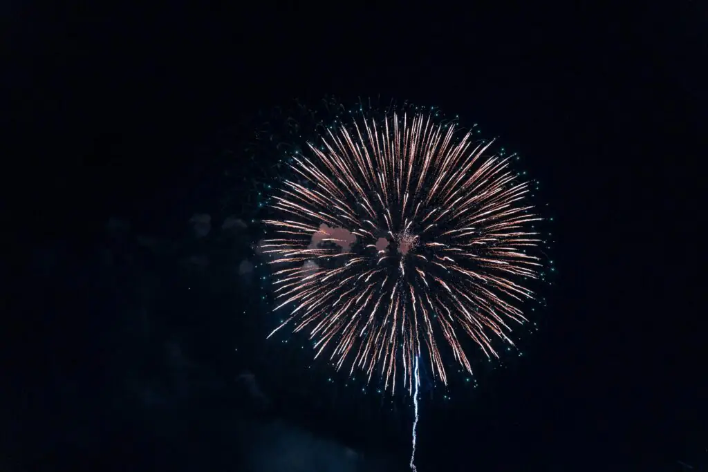 Fireworks in Iceland on New Year´s