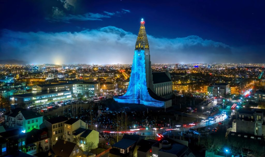 Reykjavik Winter Lights Festival in Iceland February