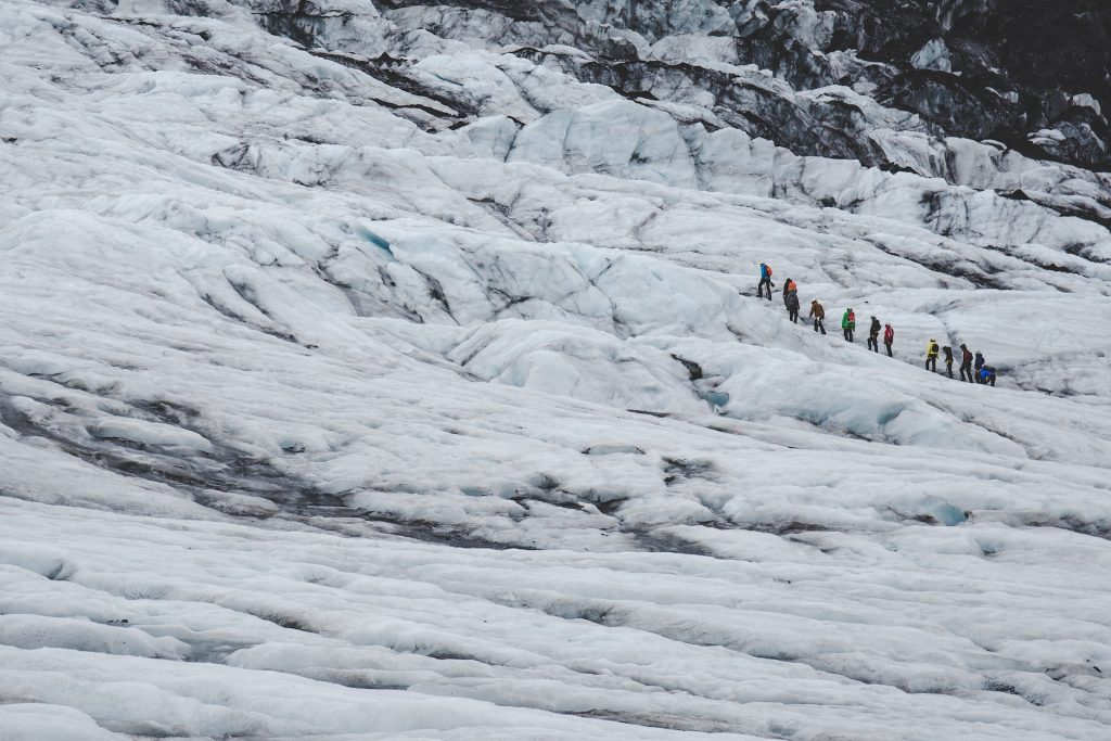 glacier hiking is one of the best thing to do in iceland