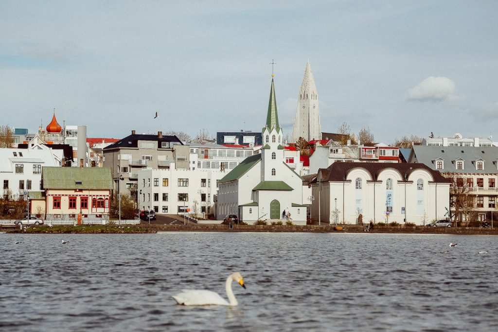 the Tjornin pound in Iceland Reykjavik