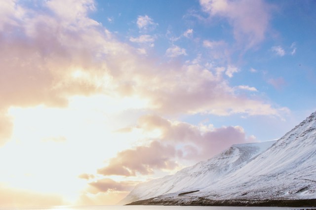 A view of Iceland in April