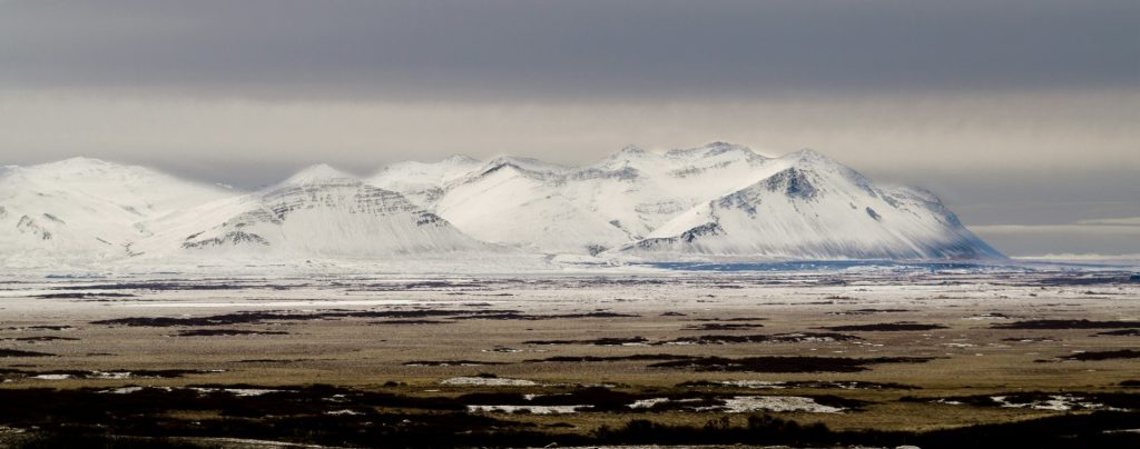 A view you might see in Iceland April
