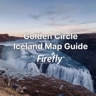 the travel map of golden circle