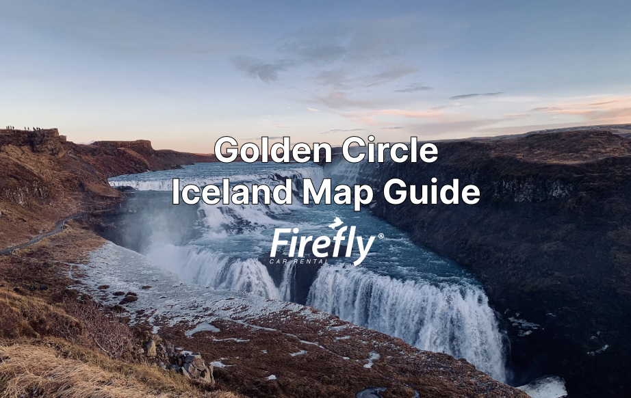 the travel map of golden circle