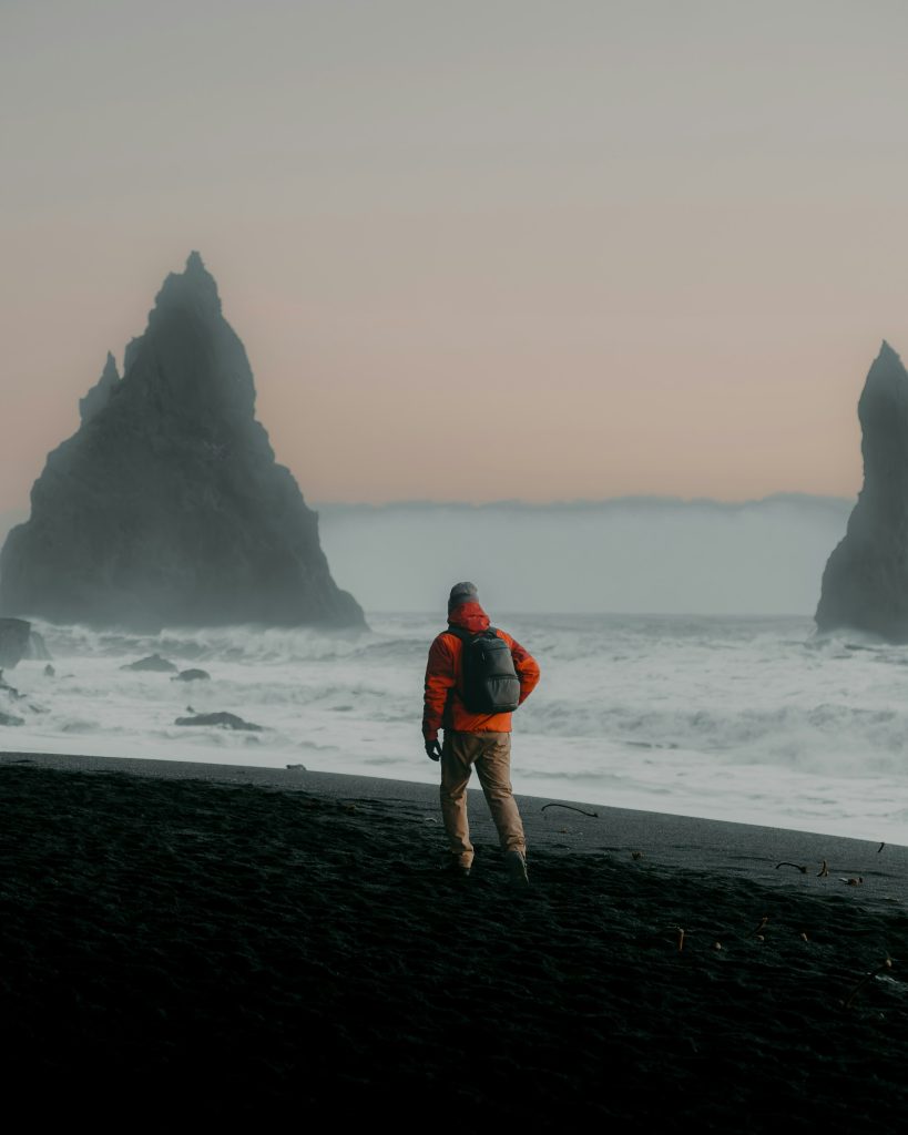 visit the Iceland Black sand beach