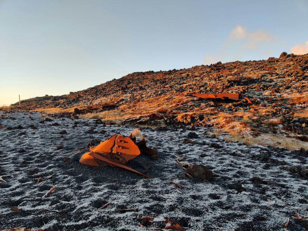 the Djúpalónssandur black sand beach in Iceland 