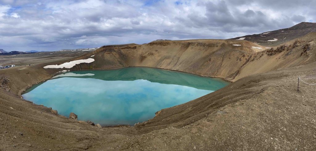 the Krafla volcano in North iceland