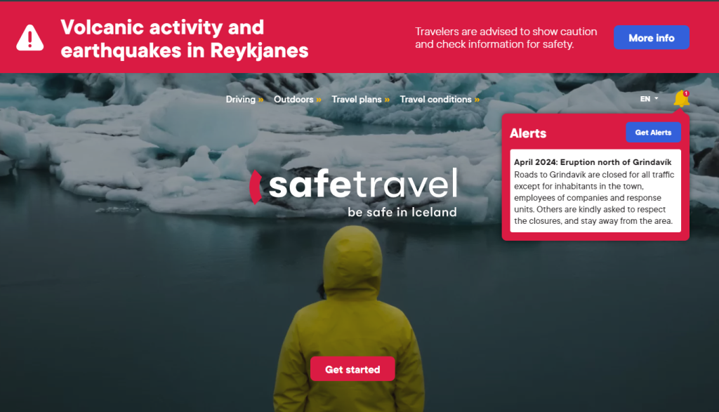 the iceland safetravel official website