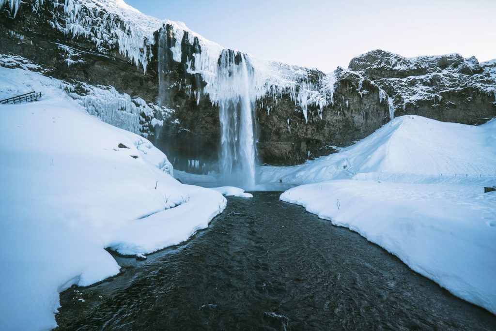 driving through winter iceland attractions